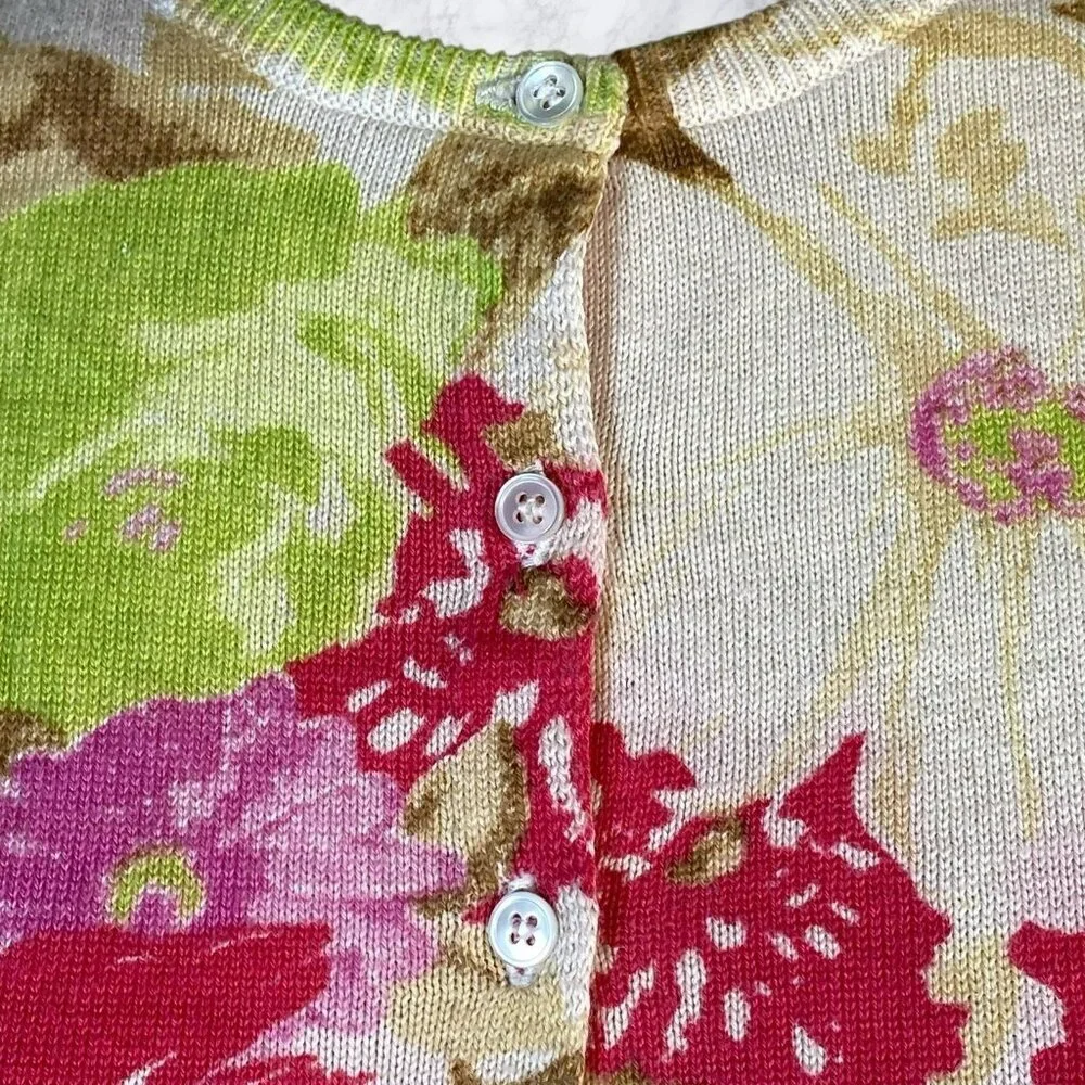 Lucky Brand Floral Cardigan